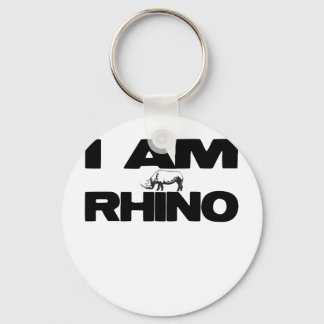 I AM RHINO KEY RING