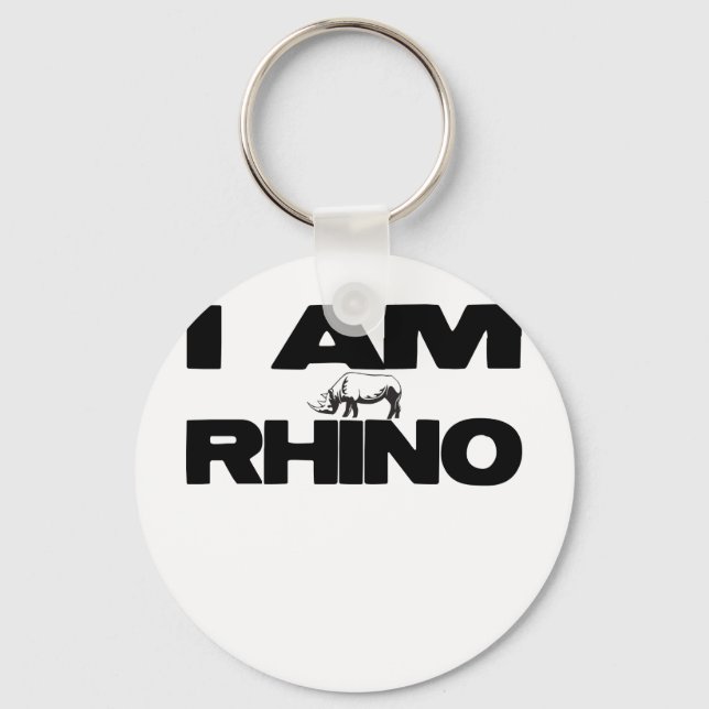 I AM RHINO KEY RING (Front)