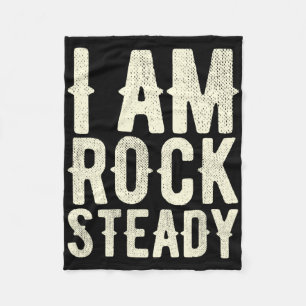 I Am Rock Steady Boxing Beat Parkinson's Disease S Fleece Blanket