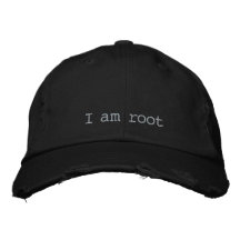 'I am root' hat