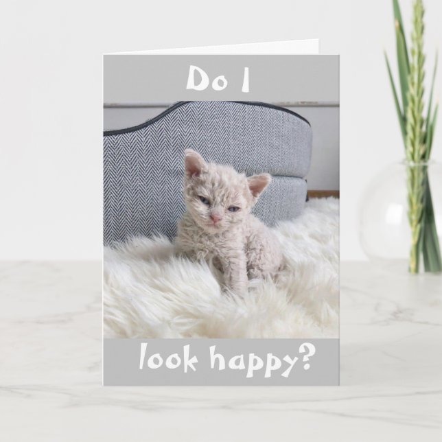 **I AM SAD BECAUSE I FORGOT YOUR BIRTHDAY** CARD (Front)