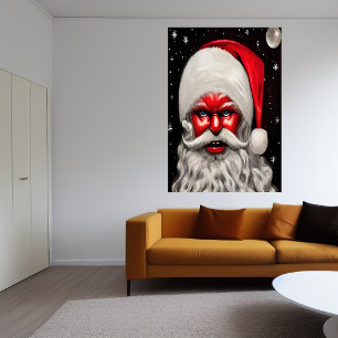 I am Santa Claus   AI Art Poster