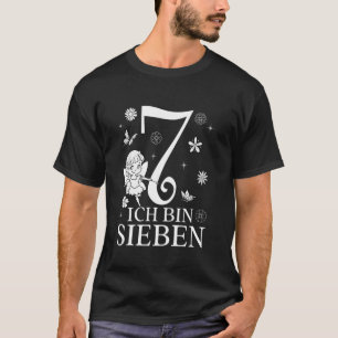 I AM Seven Birthday Girl Fairy Seven T-Shirt