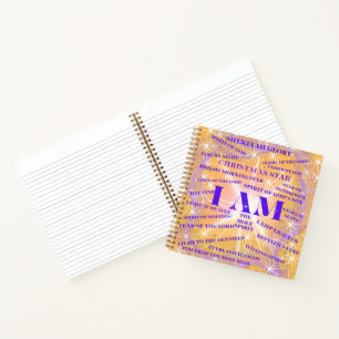 I AM Shekinah Glory Spiral Notebook