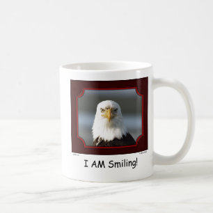 "I AM Smiling!" Bald Eagle Mug
