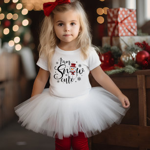 I am Snow Cute Charming Snowman Holiday Toddler T-Shirt