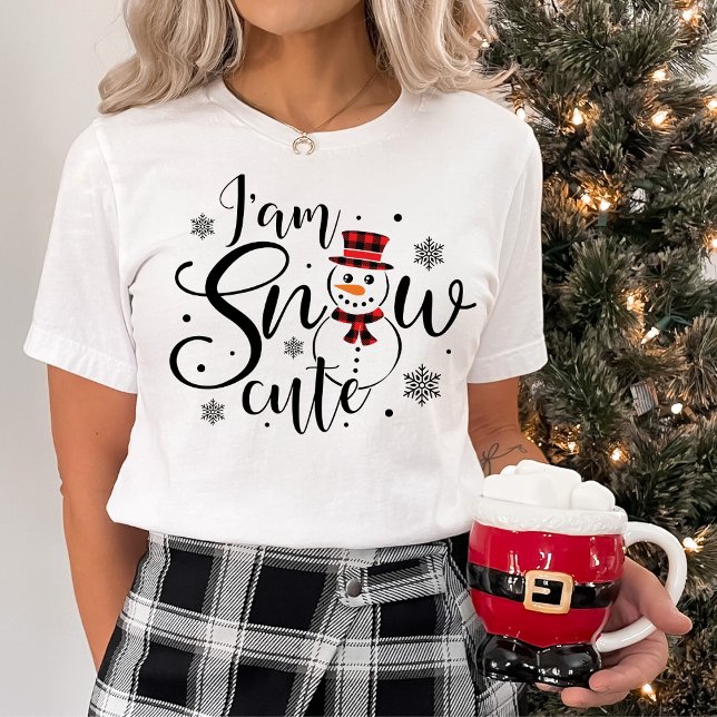 I am Snow Cute Fun Winter Snowman Holiday T-Shirt (I am Snow Cute Fun Winter Snowman Holiday T-Shirt)