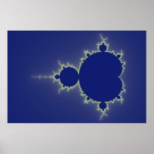 I Am So Blue - Fractal Poster