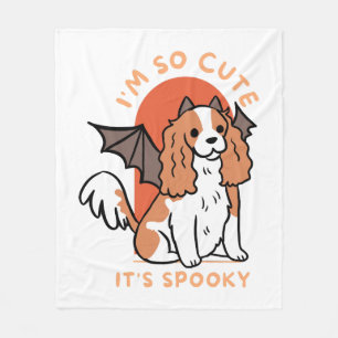 I Am So Cute It Is Spooky Cute Halloween Dog Fleece Blanket