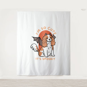 I Am So Cute It Is Spooky Cute Halloween Dog Tapestry