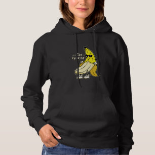 I am So Excited Funny Banana Cartoon Pun Hoodie