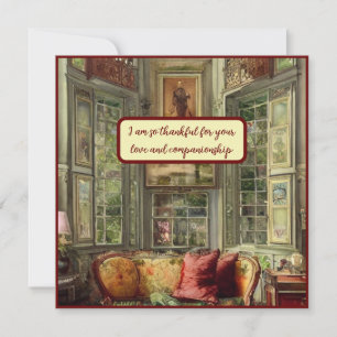 I am so thankful for your love and companionship card