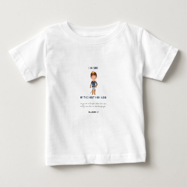 I Am Son Of The King Baby T-Shirt (Front)