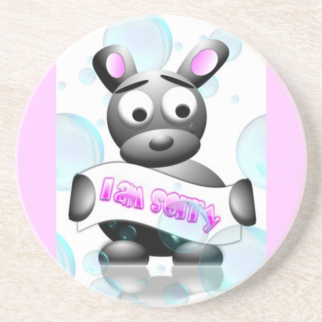 I Am Sorry Coaster (Front)