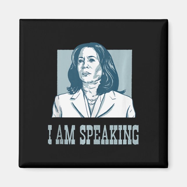 I Am Speaking Harris Wheimer Presidential Election Magnet (Front)