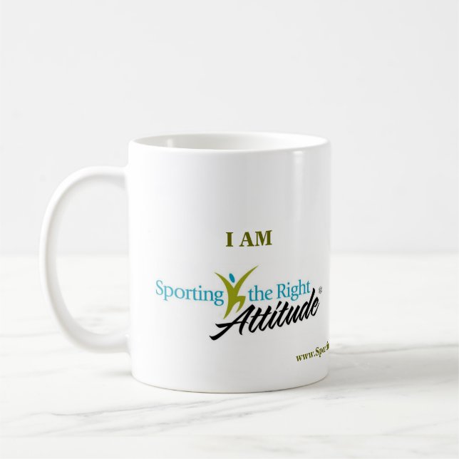 I AM Sporting the Right Attitude Coffee Mug (Left)