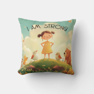 I Am Strong - Girls Empowerment Cushion