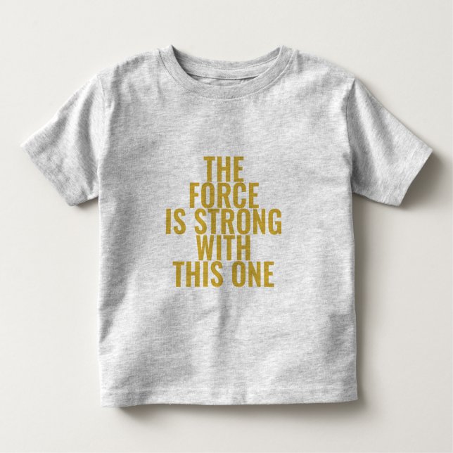 I Am Strong Graphic Toddler T-Shirt (Front)