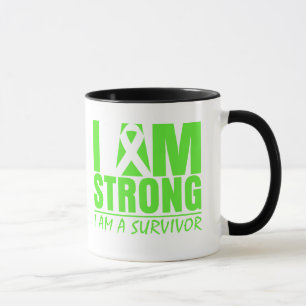 I am Strong I am a Survivor Non-Hodgkin's Lymphoma Mug