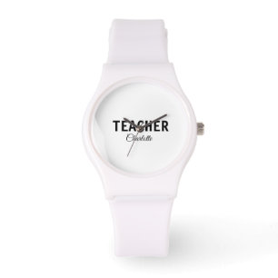 I am teacher school Collegeadd your name text simp Watch