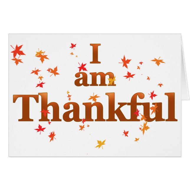 i am thankful (Front Horizontal)