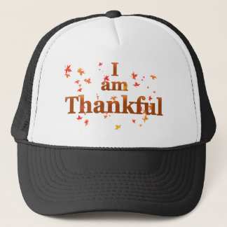 i am thankful trucker hat