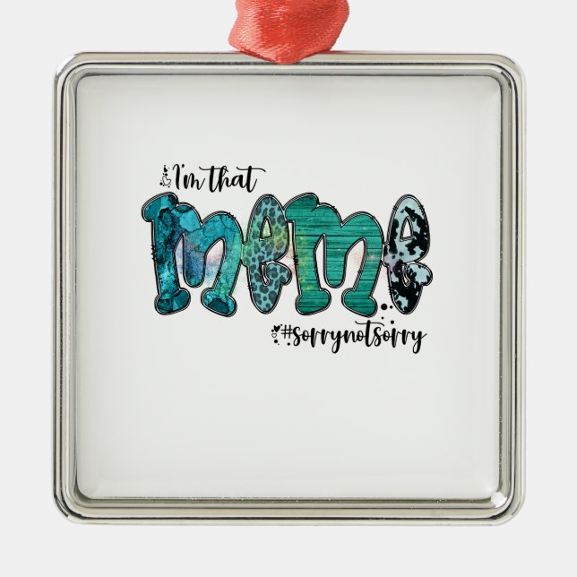 I Am That Meme Metal Ornament (Front)
