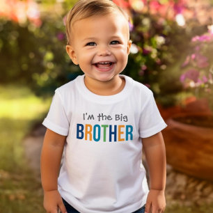 I am the Big Brother Colourful Toddler T-Shirt