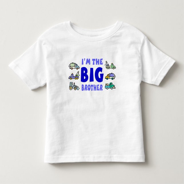 I am the Big Brother Toddler T-Shirt (Front)
