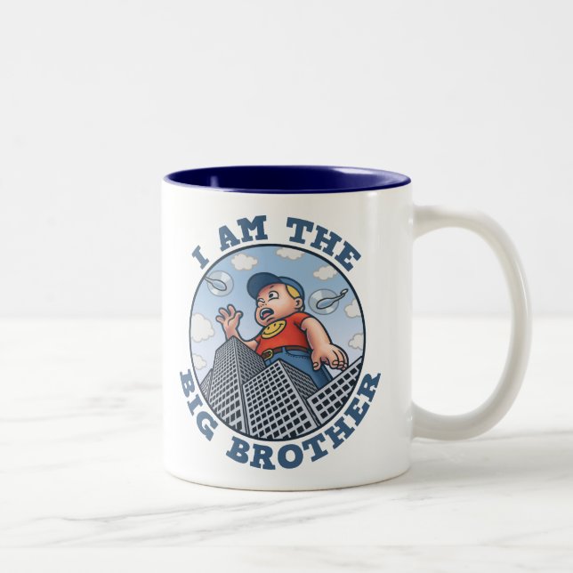 I Am the Big Brother Two-Tone Coffee Mug (Right)