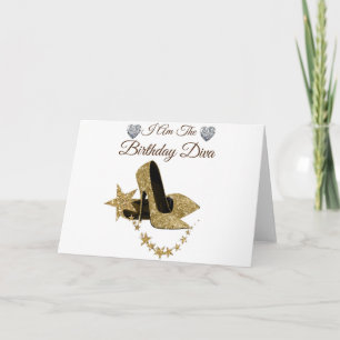 I am the Birthday Diva Card