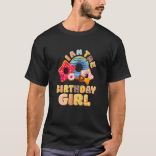 I AM The Birthday Doughnut Birthday Party Theme Fa T-Shirt