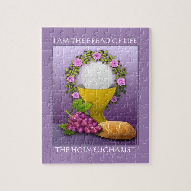 I AM The Bread of Life - Holy Eucharist Jigsaw Puzzle (Vertical)