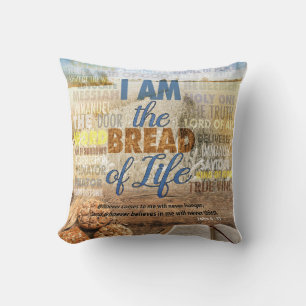 I am the bread of life, Jesus said Cushion