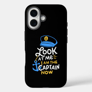 I Am The Captain Now Boating Captain Gift iPhone 16 Case