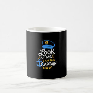 I Am The Captain Now Boating Captain Gift Coffee Mug