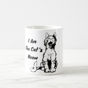 I Am the Cat's Meow Funny Cat Coffee Mug