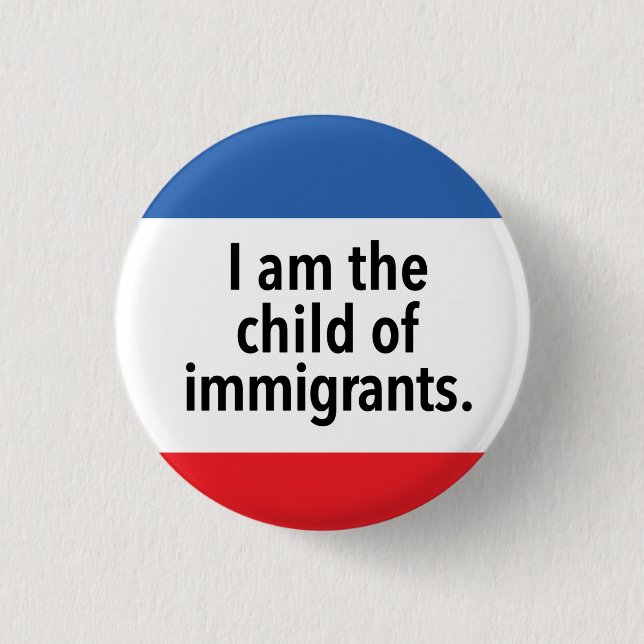 I am the child 3 cm round badge (Front)