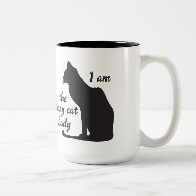 I AM THE CRAZY CAT LADY MUG (Right)