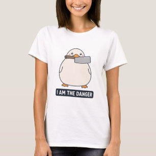 I AM THE DANGER Duck Cleaver Knife Meme T-Shirt