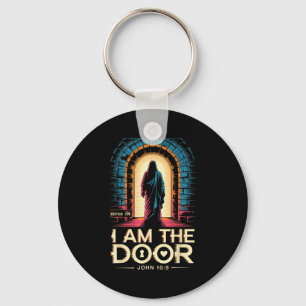 I Am The Door Christian Streetwear Aesthetic Jesus Key Ring