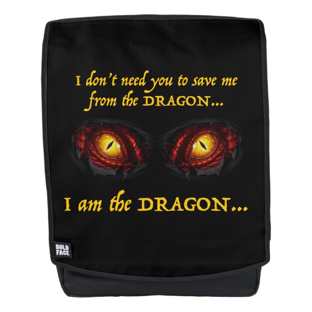 I Am the Dragon Backpack (Front)