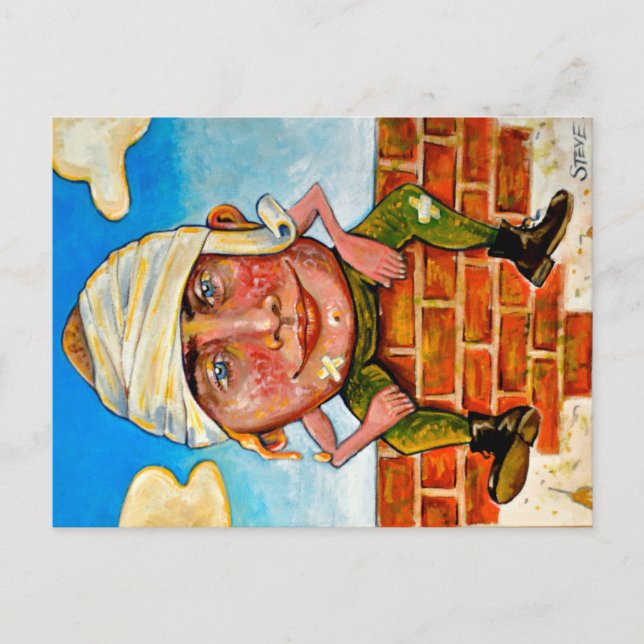 I am the egg man. postcard (Front)