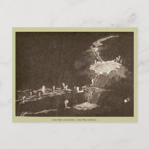 i am the eggman postcard