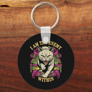 I Am The Enemy Within Harris Walz 2024 Key Ring