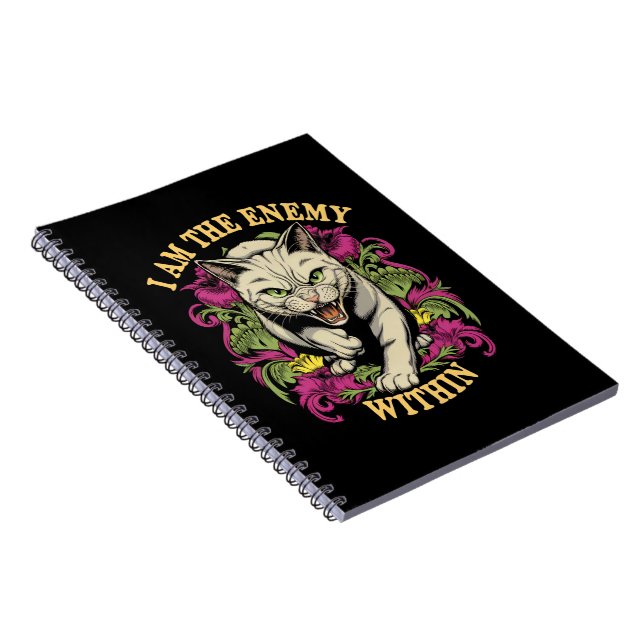 I Am The Enemy Within Harris Walz 2024 Notebook (Right Side)