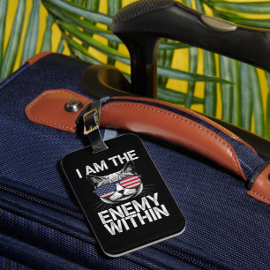 I Am The Enemy Within Kamala Harris 2024 Luggage Tag