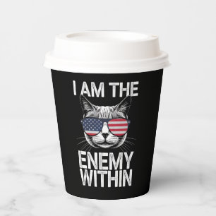 I Am The Enemy Within Kamala Harris 2024 Paper Cups