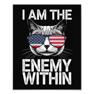 I Am The Enemy Within Kamala Harris 2024 Photo Print