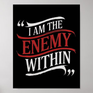 I Am The Enemy Within Kamala Harris Vs Trump Poster